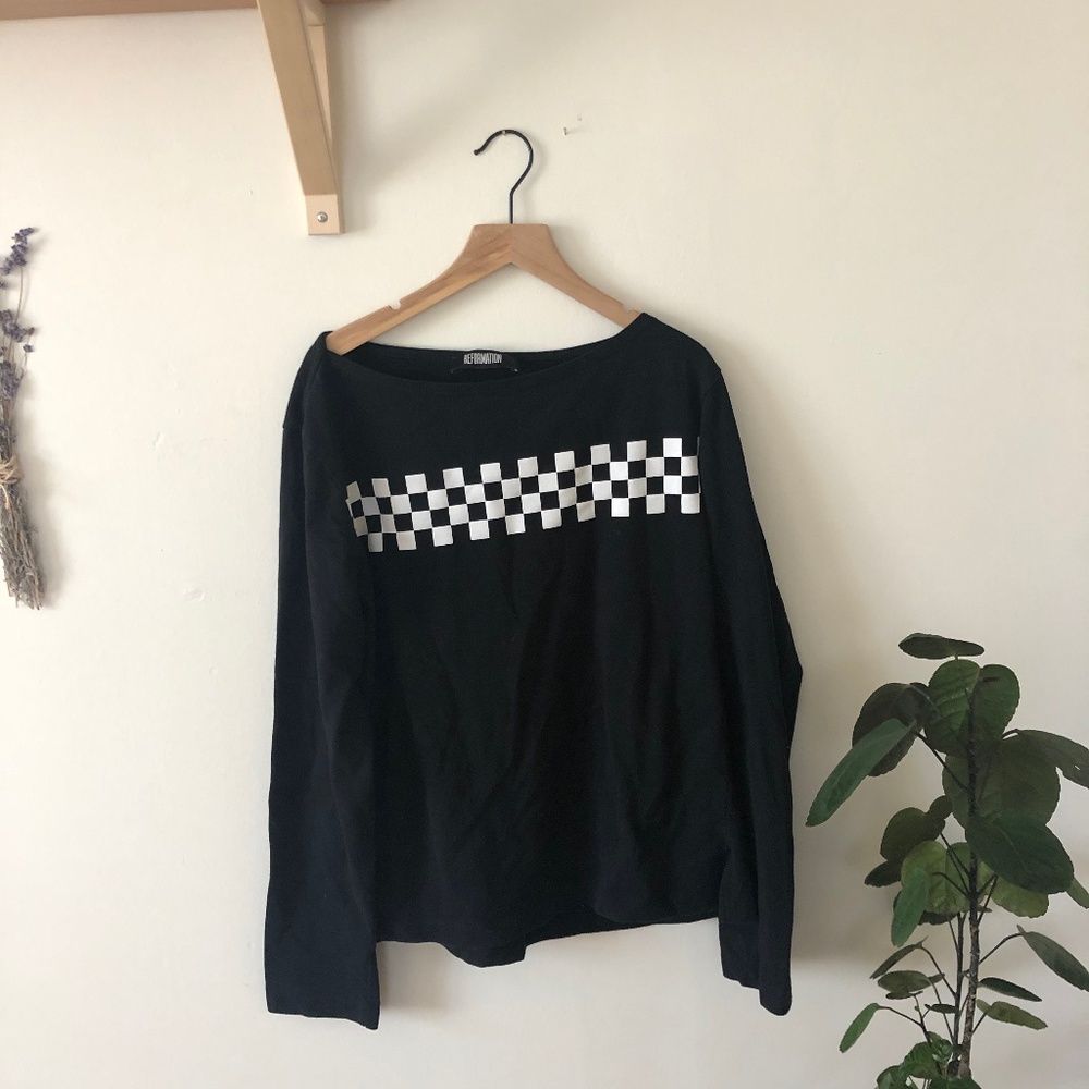 The Reformation Wide Neck Sailor T
